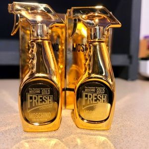 2 5ml Moschino Fresh Gold eau de parfums